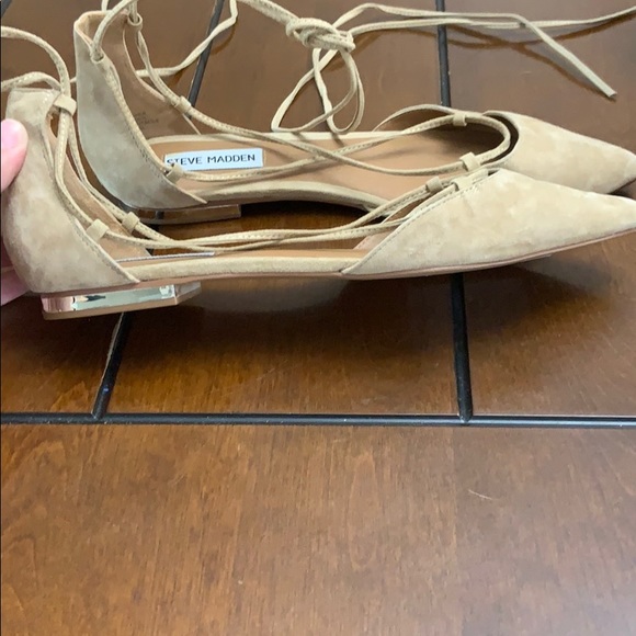 Steve Madden lace up flats, size 8 - Picture 5 of 8